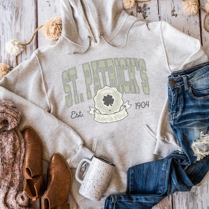 St. Patrick’S Est.|Pocket 3.5″-4″|Infant|Toddler|Youth 8.5|Adult 11″|Adult 12″