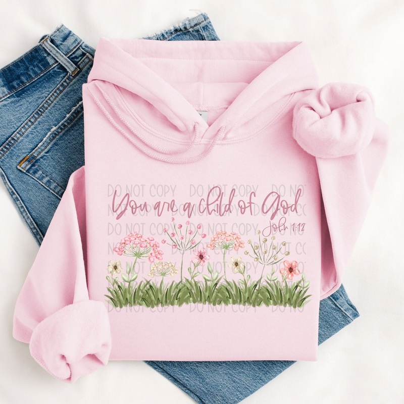 YOU ARE A CHILD OF GOD|Pocket|Infant|Toddler|Youth|Adult 11″|Adult 12″