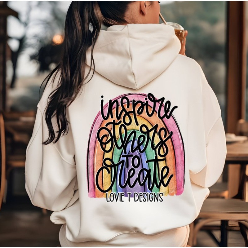 INSPIRE OTHERS TO CREATE|Pocket 3.5″-4″|Infant|Toddler|Youth 8.5|Adult 11″|Adult 12″