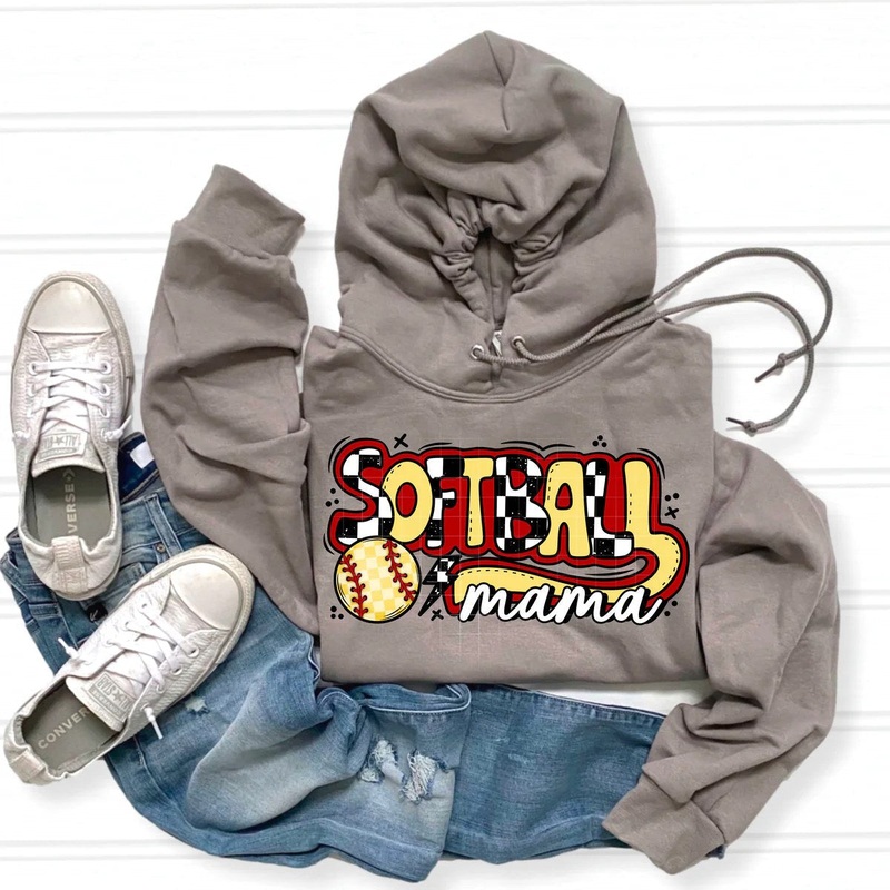 SOFTBALL MAMA|Pocket 3.5″-4″|Infant|Toddler|Youth 8.5|Adult 11″|Adult 12″