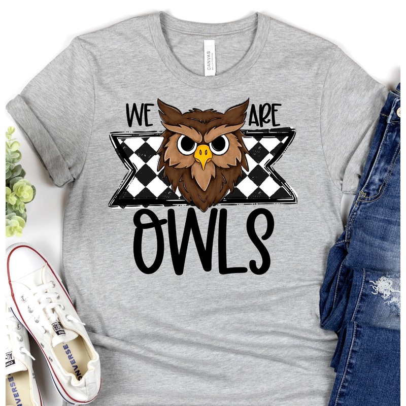 WE ARE OWLS|Pocket 3.5″-4″|Infant|Toddler|Youth 8.5|Adult 11″|Adult 12″