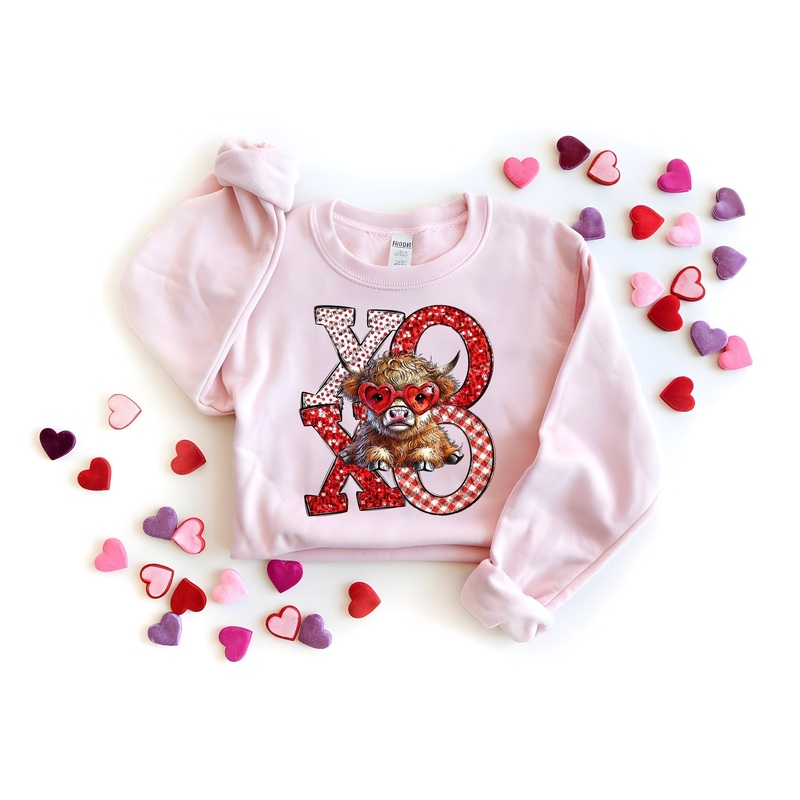 XOX HIGHLAND COW|Pocket|Infant|Toddler|Youth|Adult 11″|Adult 12″