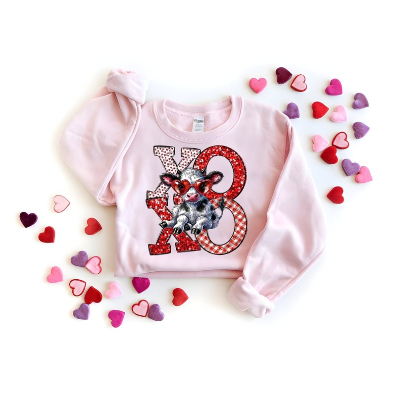 XOXO COW|Pocket|Infant|Toddler|Youth|Adult 11″|Adult 12″