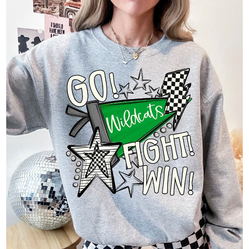 GO FIGHT WIN GREEN – CUSTOM TEAM NAMES