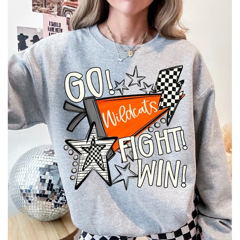 GO FIGHT WIN ORANGE – CUSTOM TEAM NAMES