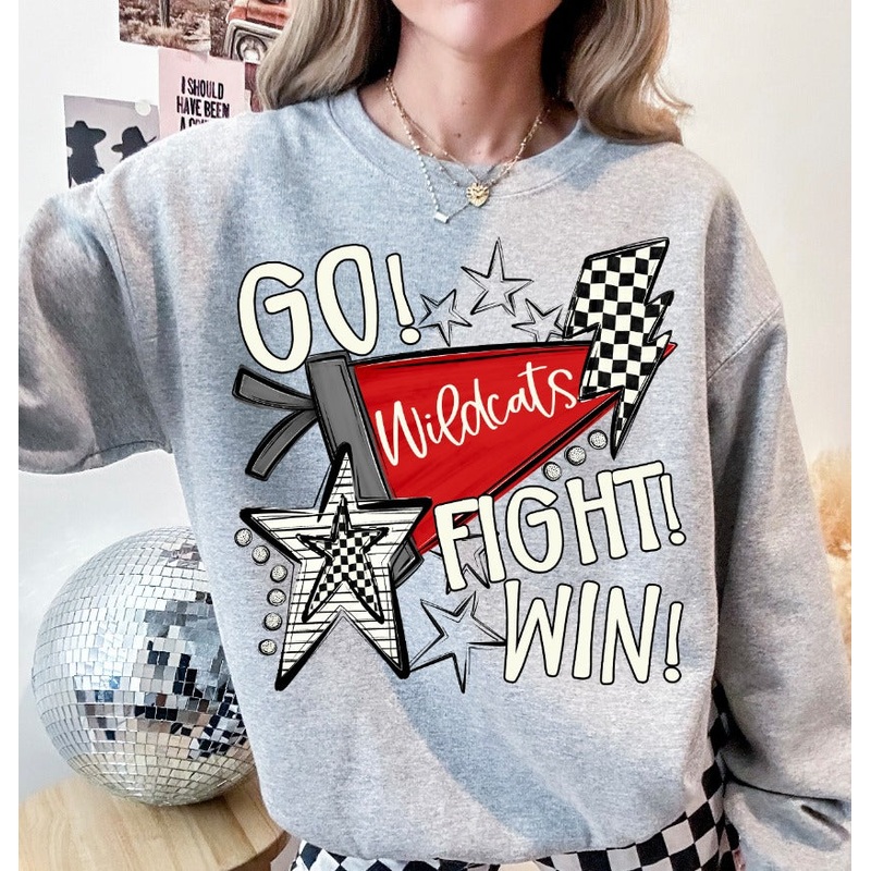 GO FIGHT WIN RED – CUSTOM TEAM NAMES