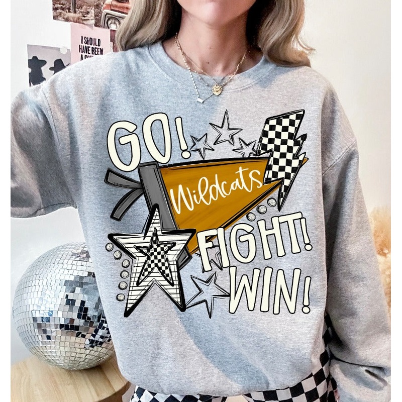 GO FIGHT WIN VEGAS GOLD – CUSTOM TEAM NAMES