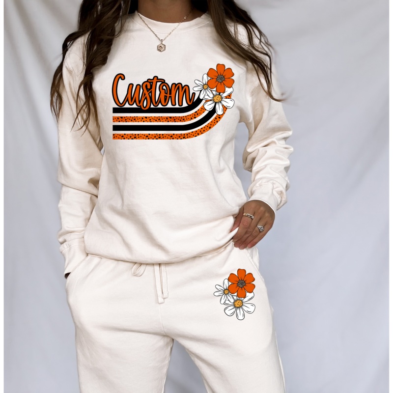 ORANGE SWOOP – CUSTOMIZABLE NAME