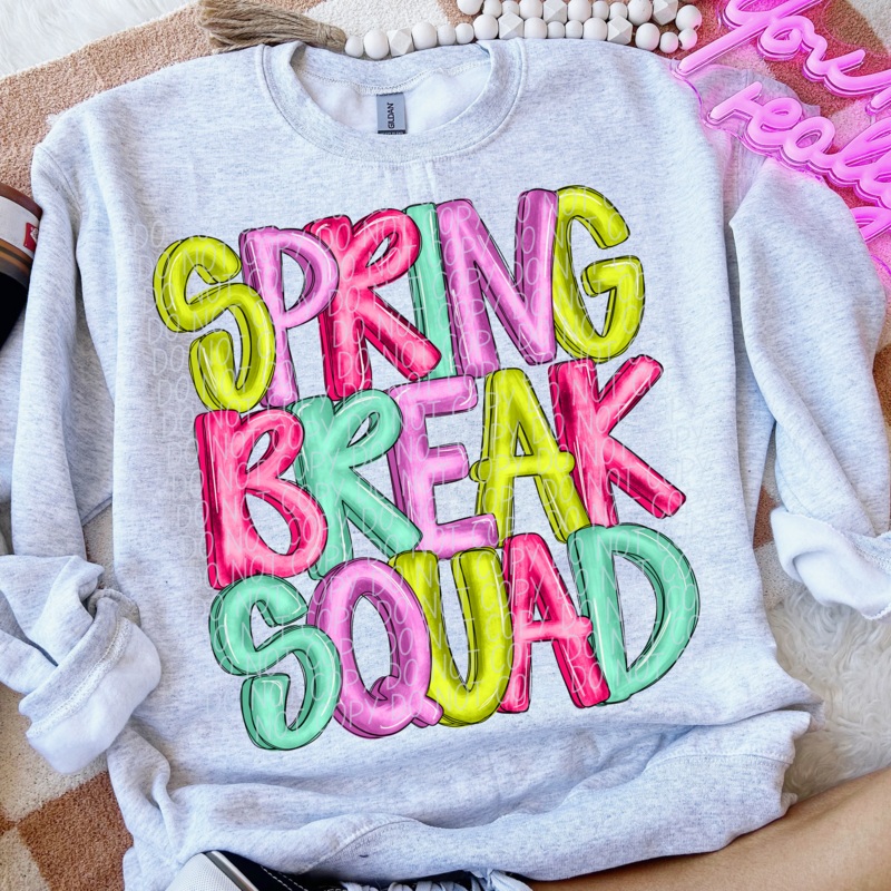 SPRING BREAK SQUAD2|Pocket|Infant|Toddler|Youth|Adult 11″|Adult 12″