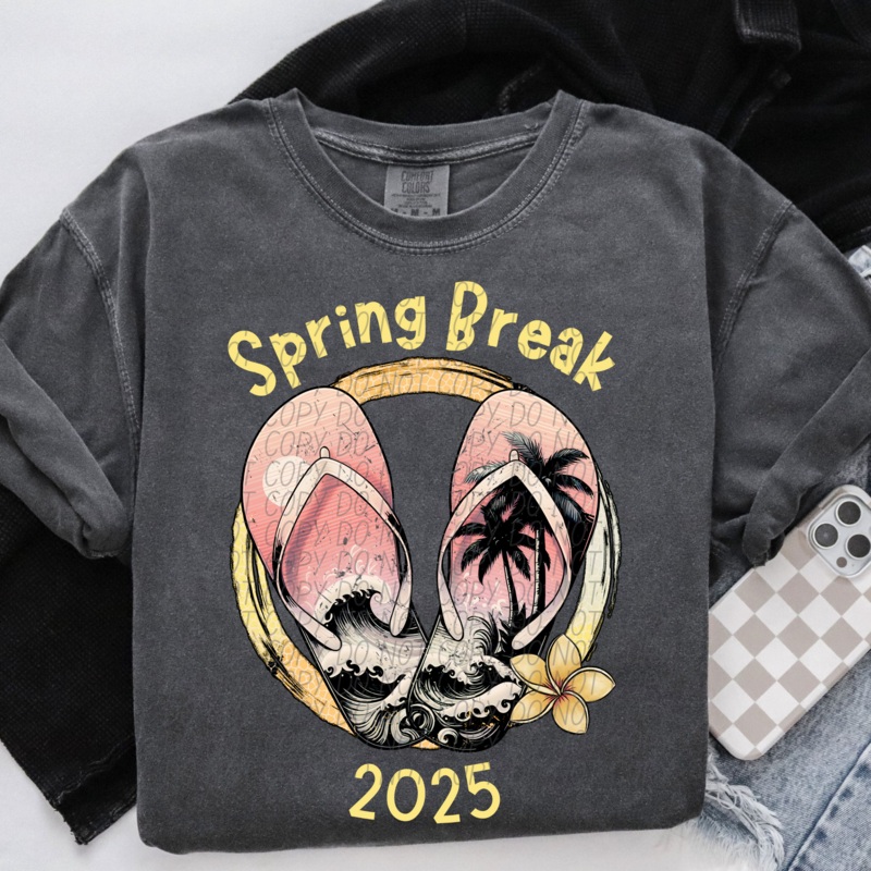 SPRING BREAK025 YELLOW|Pocket|Infant|Toddler|Youth|Adult 11″|Adult 12″