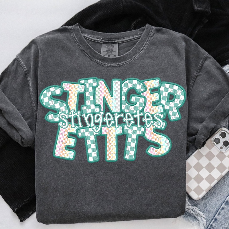 STINGERETTES CS CHECKER MASCOT