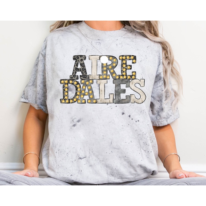 AIREDALES NEUTRAL MARQUEE|Pocket|Infant|Toddler|Youth|Adult 11″|Adult 12″