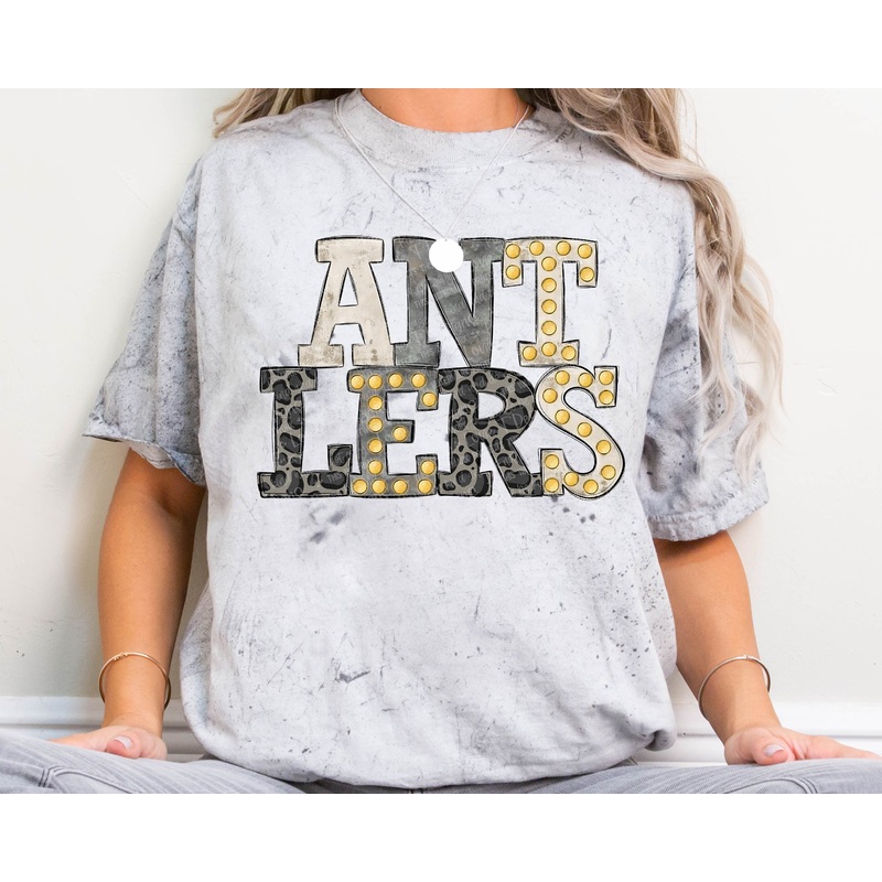 ANTLERS NEUTRAL MARQUEE|Pocket|Infant|Toddler|Youth|Adult 11″|Adult 12″
