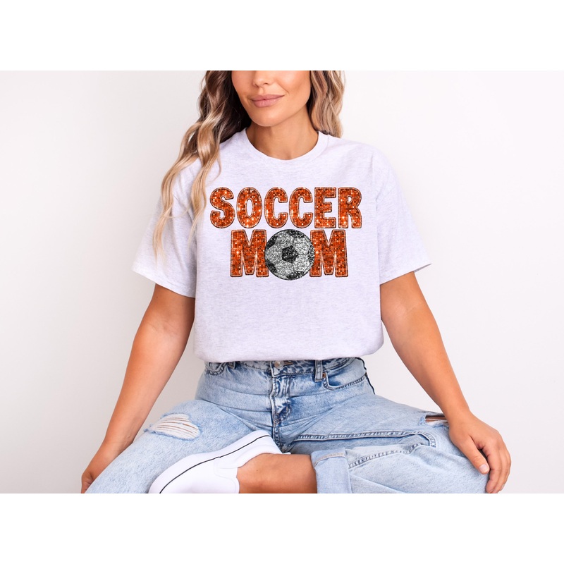 SOCCER MOM BRIGHT ORANGE|Pocket|Infant|Toddler|Youth|Adult 11″|Adult 12″