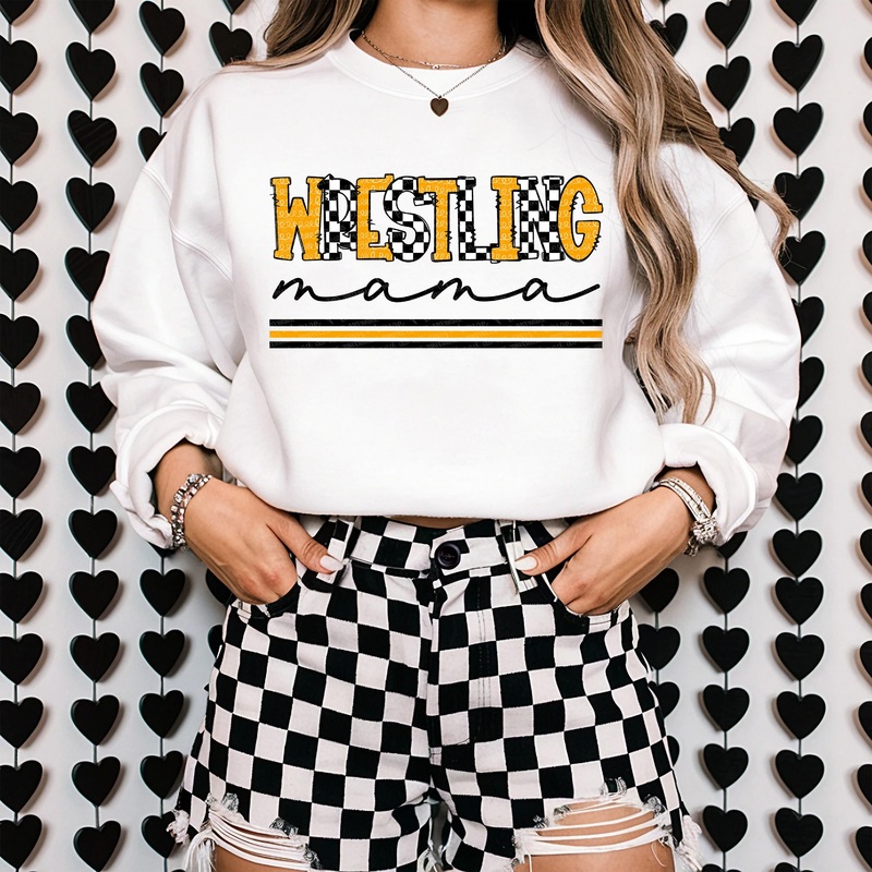 WRESTLING MAMA – YELLOW GOLD COR