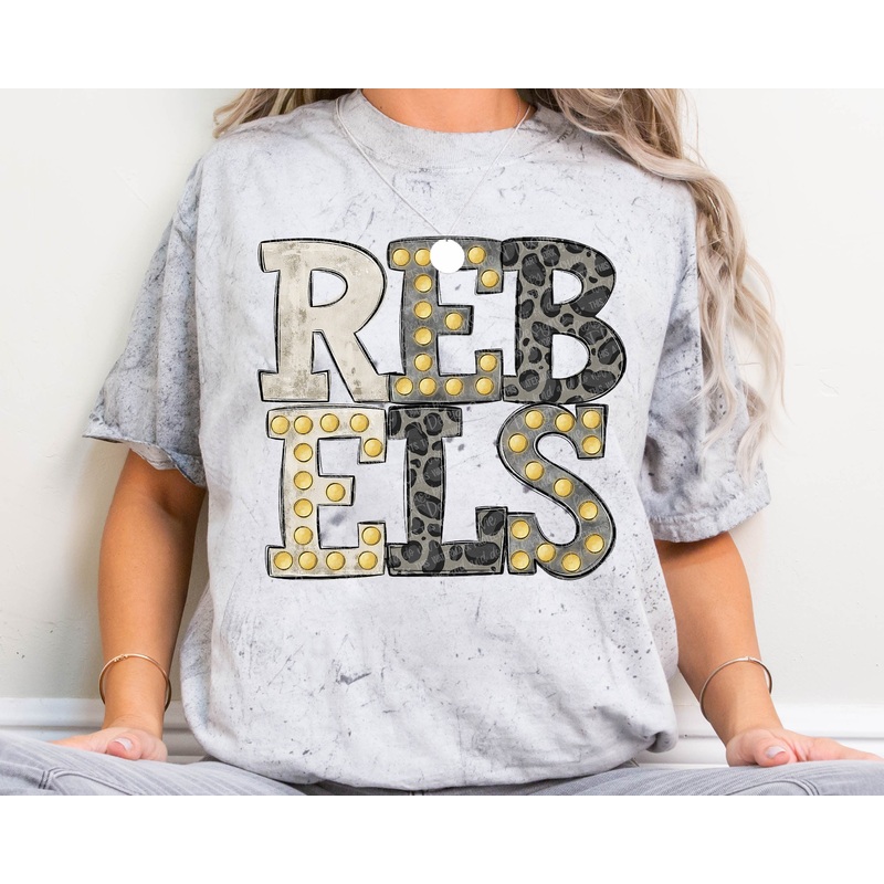 REBELS NEUTRAL MARQUEE|Pocket|Infant|Toddler|Youth|Adult 11″|Adult 12″