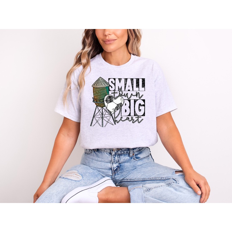 SMALL TOWN BIG HEART SOCCER|Pocket|Infant|Toddler|Youth|Adult 11″|Adult 12″
