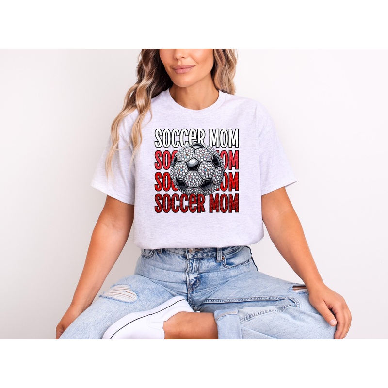 SOCCER MOM RED|Pocket|Infant|Toddler|Youth|Adult 11″|Adult 12″