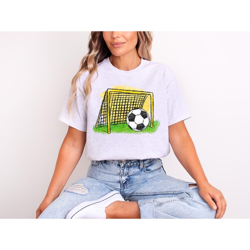SOCCER VIGNETTES YELLOW|Pocket|Infant|Toddler|Youth|Adult 11″|Adult 12″