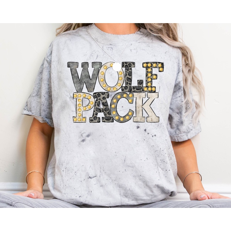 WOLFPACK NEUTRAL MARQUEE|Pocket|Infant|Toddler|Youth|Adult 11″|Adult 12″