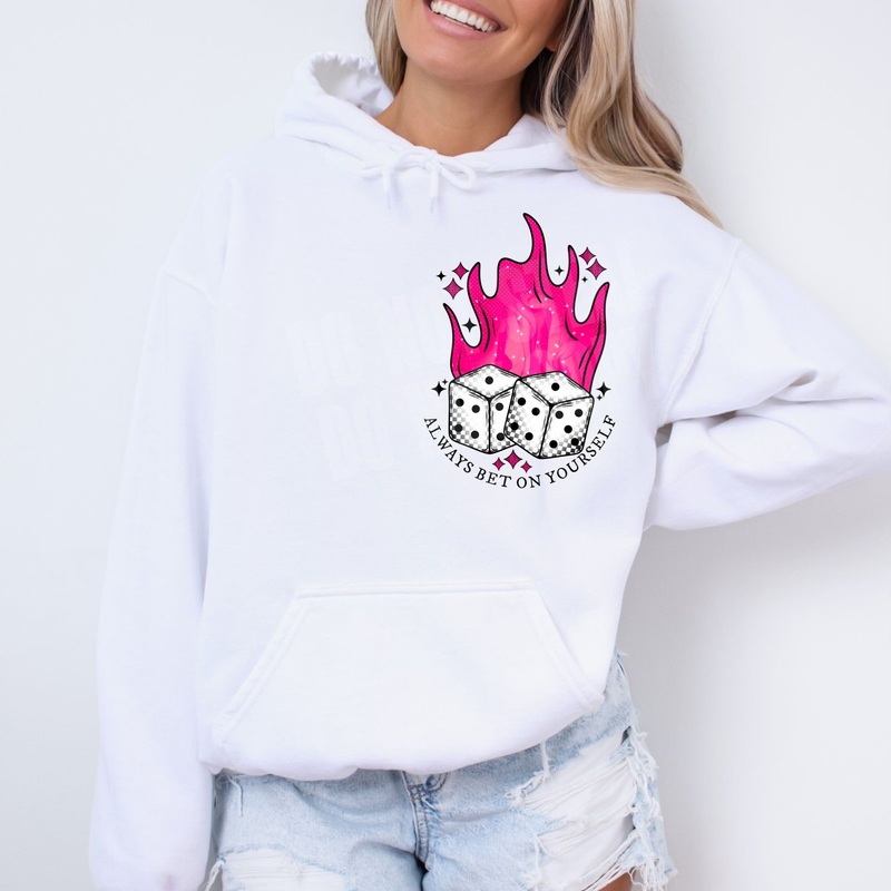 ALWAYS BET ON YOURSELF|Pocket 4″|Infant 5″-6″|Toddler 7″|Youth 8.5|Adult 11″|Adult 12″