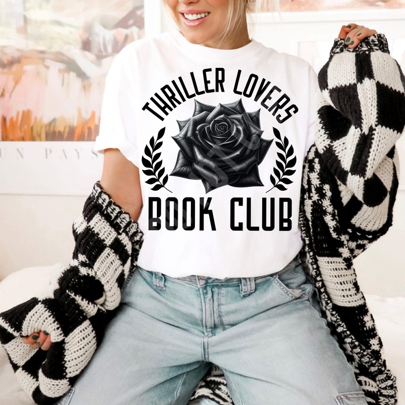 THRILLER LOVERS BOOK CLUB|Pocket 4″|Infant 5″-6″|Toddler 7″|Youth 8.5|Adult 11″|Adult 12″