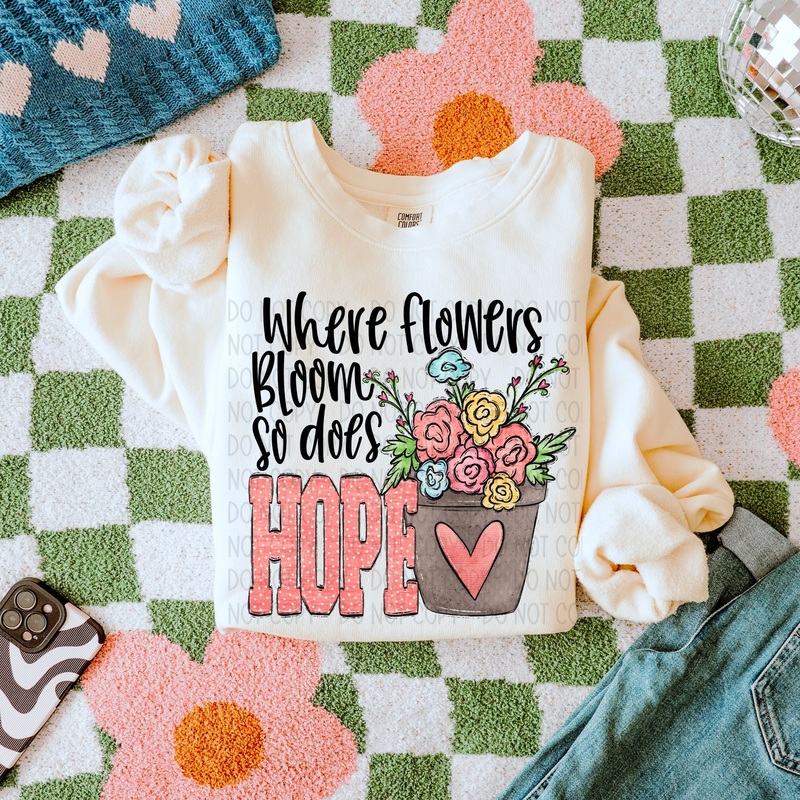 WHERE FLOWERS BLOOM|Pocket|Infant|Toddler|Youth|Adult 11″|Adult 12″