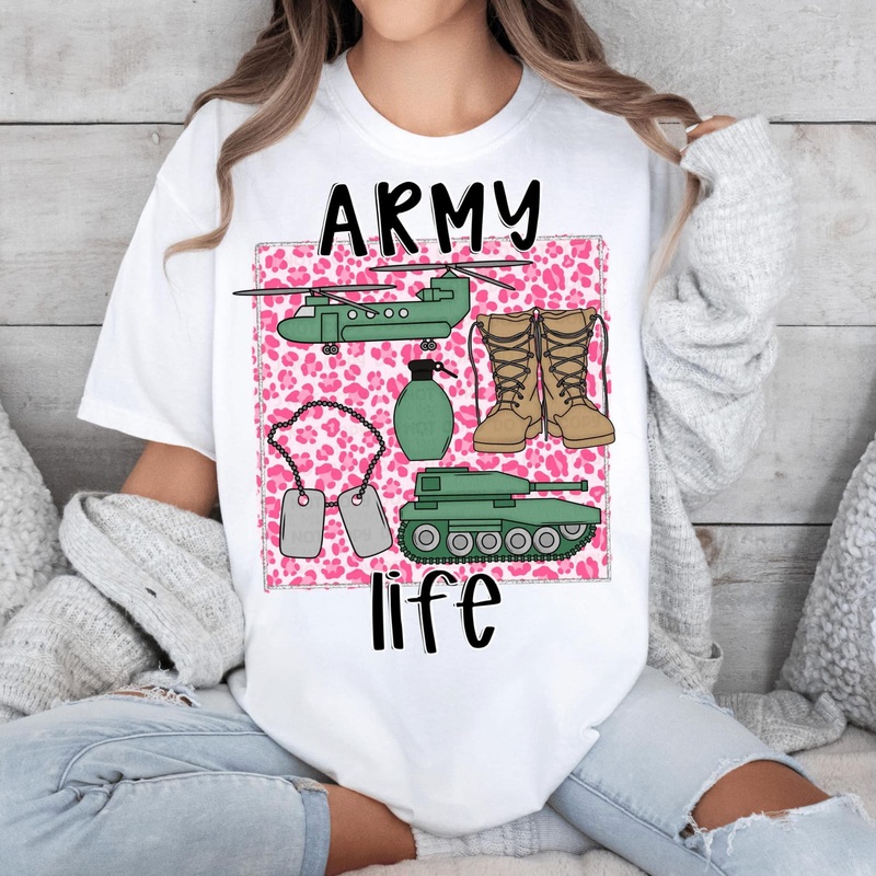 ARMY LIFE|Pocket|Infant|Toddler|Youth|Adult 11″|Adult 12″