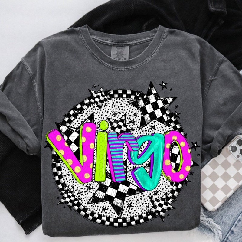 VIRGO  FAUX NEON|Pocket|Infant|Toddler|Youth|Adult 11″|Adult 12″