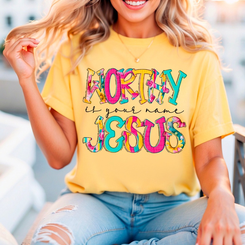 WORTHY IS YOUR NAME|Pocket|Infant|Toddler|Youth|Adult 11″|Adult 12″