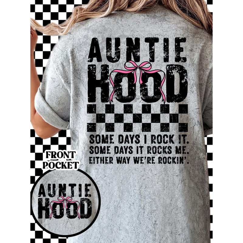AUNTIEHOOD FRONT + BACK