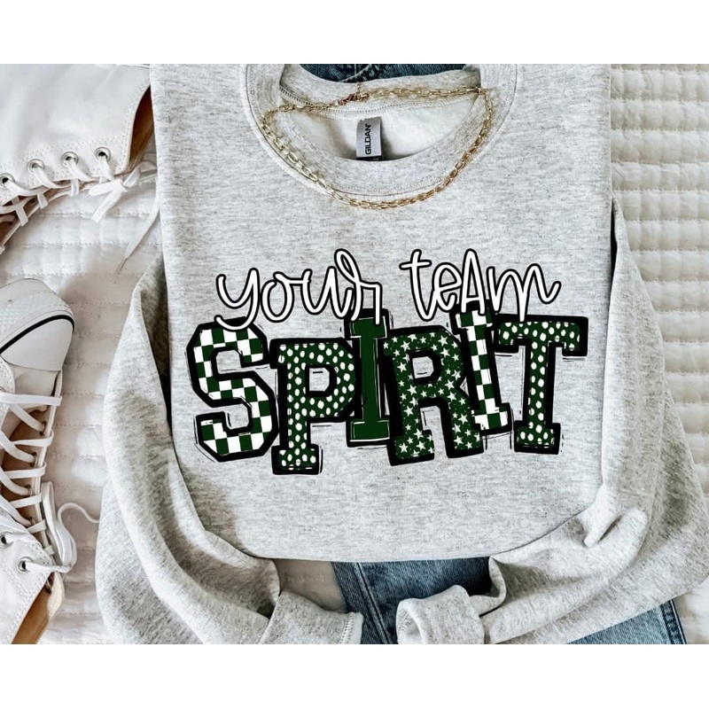 SO SPORTY SPIRIT DARK GREEN|Pocket|Infant|Toddler|Youth|Adult 11″|Adult 12″