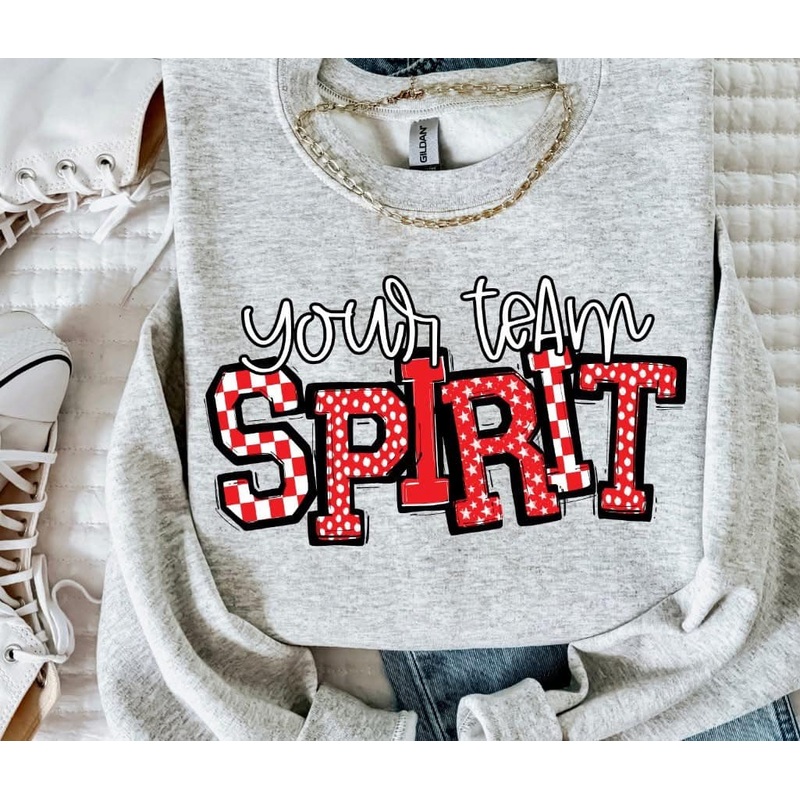 SO SPORTY SPIRIT RED|Pocket|Infant|Toddler|Youth|Adult 11″|Adult 12″
