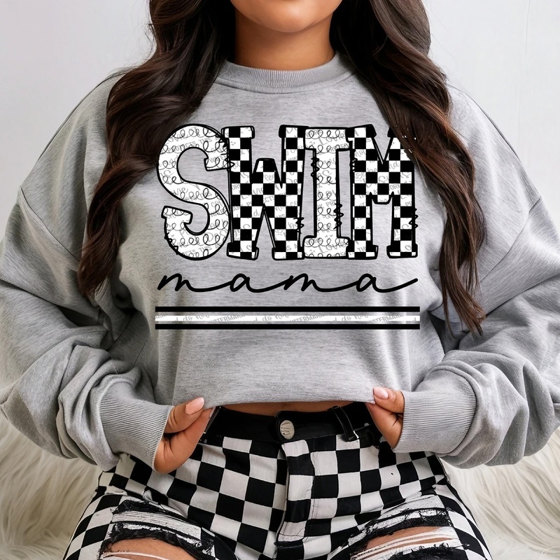 SWIM – WHITE WHITE – COR CHECKERED