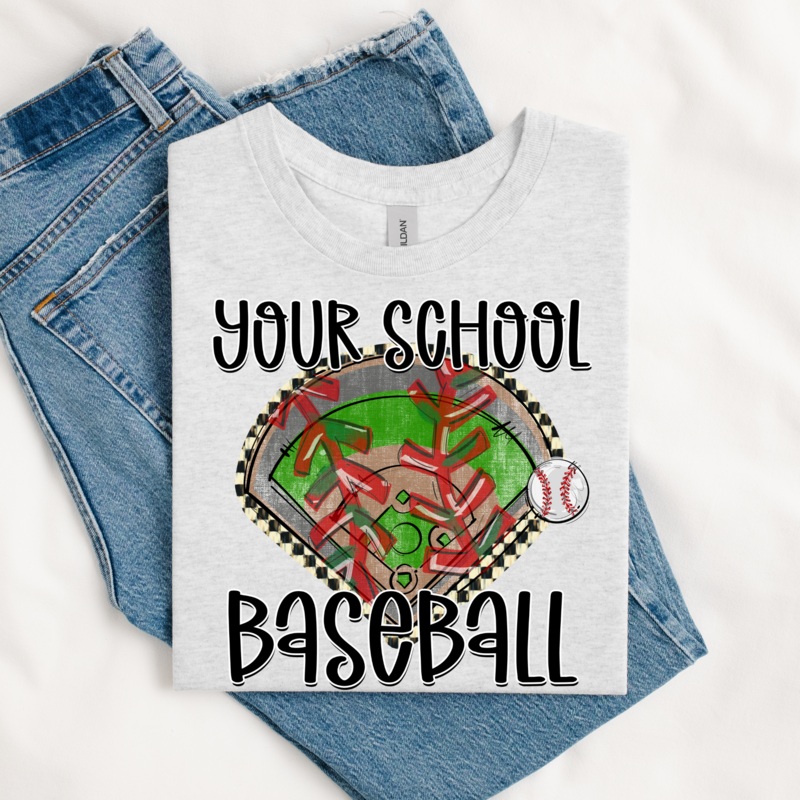 YOUR SCHOOL BASEBALL|Pocket|Infant|Toddler|Youth|Adult 11″|Adult 12″