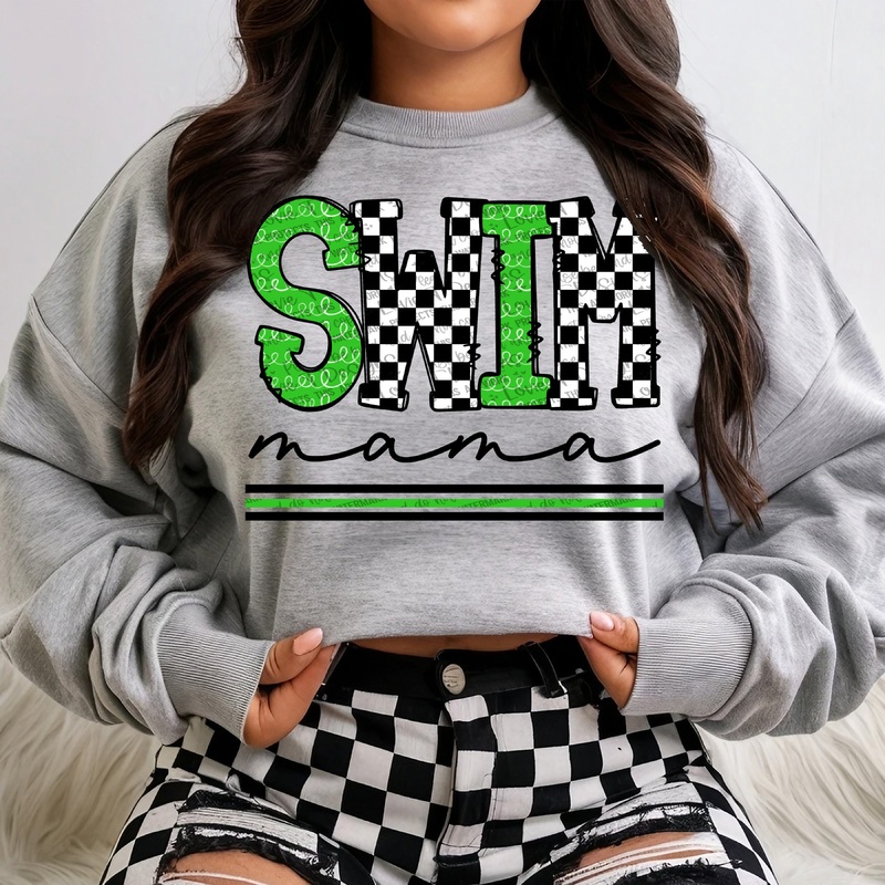SWIM – GREEN GREEN – COR CHECKERED