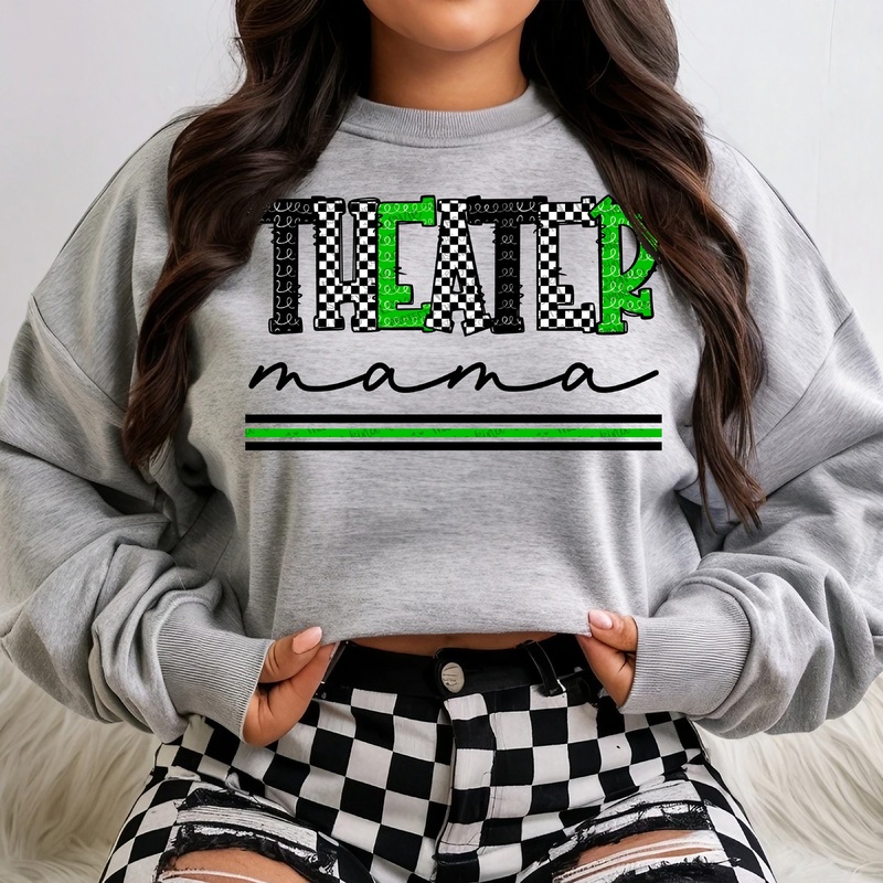 THEATER MAMA BLACK – BLACKKELLY GREEN – COR CHECKERED