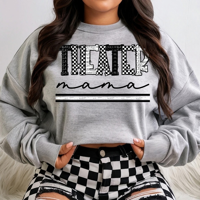 THEATER MAMA – BLACK WHITE – COR CHECKERED