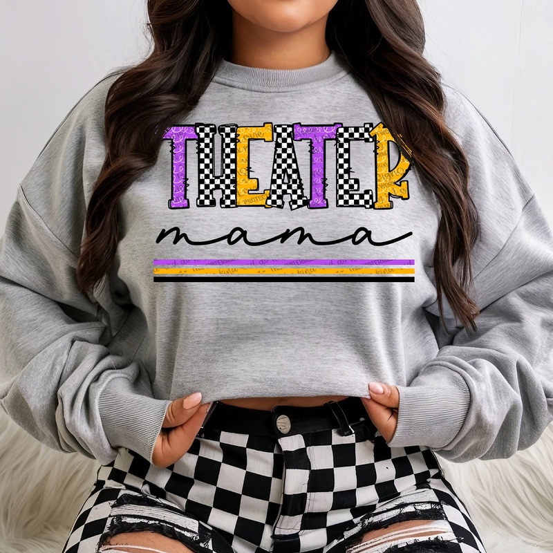 THEATER MAMA – PURPLE GOLD – COR CHECKERED