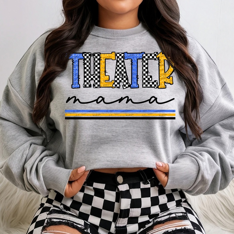 THEATER MAMA ROYAL – ROYALBLUE GOLD – COR CHECKERED