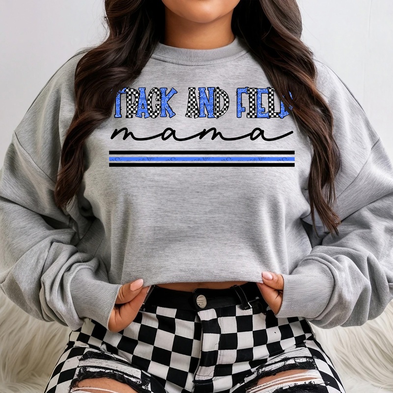 TRACK AND FIELD – MAMA BLUE – COR CHECKERED
