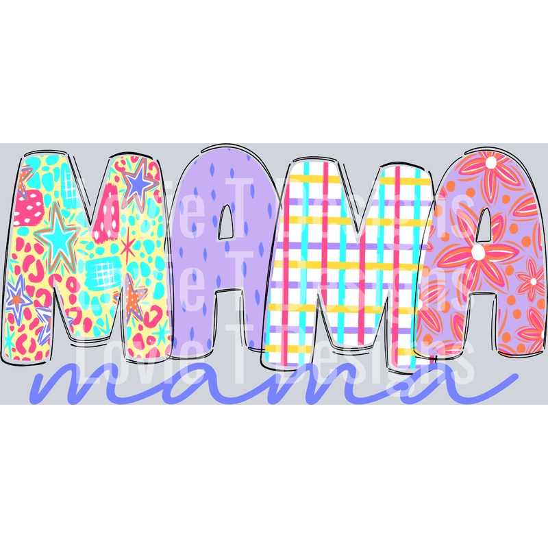 SCRIBBLE BRIGHTS MAMA|Pocket 4″|Infant 6″|Toddler 7″|Youth 8.5″|Adult 11″|Adult 12″