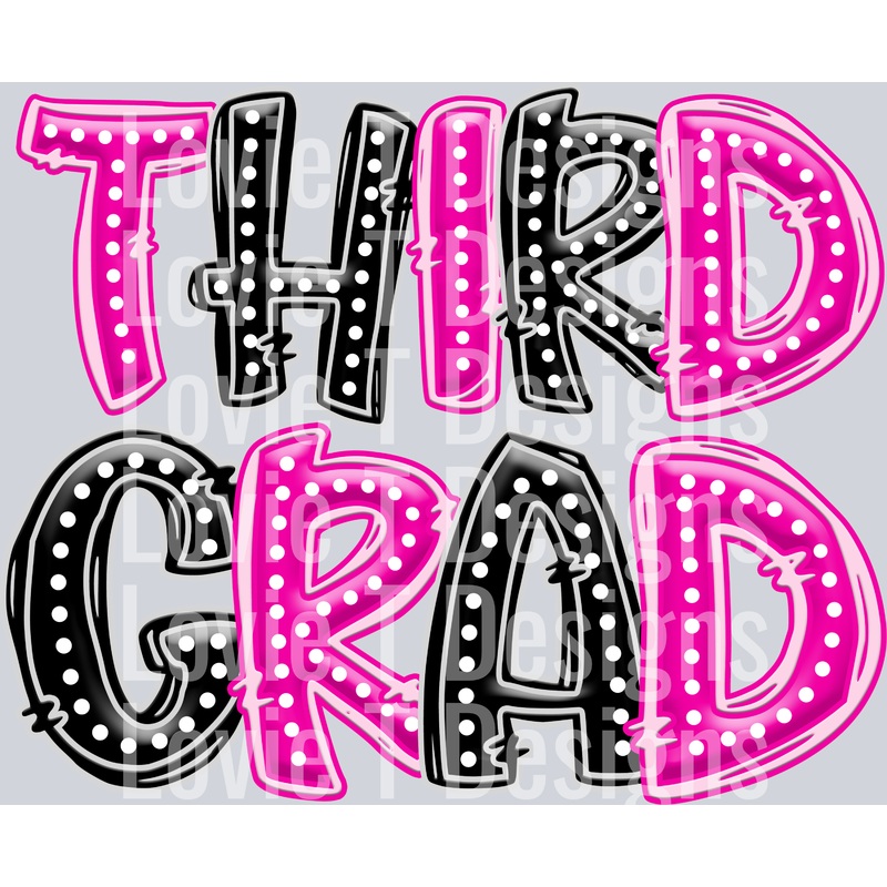 THIRD GRAD|Pocket 4″|Infant 6″|Toddler 7″|Youth 8.5″|Adult 11″|Adult 12″