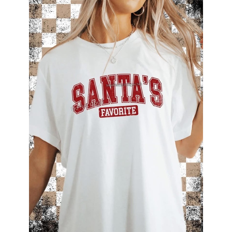 SANTA’S FAVORITE|Pocket|Infant|Toddler|Youth|Adult 11″|Adult 12″