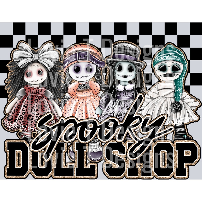 SPOOKY DOLL SHOP|Pocket 4″|Infant 6″|Toddler 7″|Youth 8.5″|Adult 11″|Adult 12″