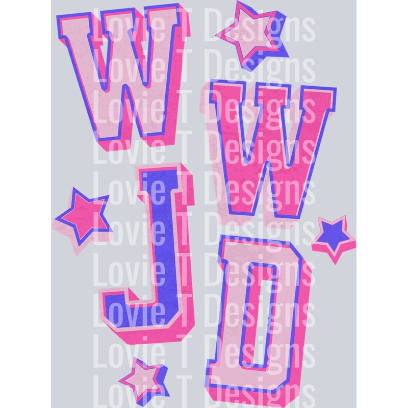 WWJD PINK|Pocket 4″|Infant 6″|Toddler 7″|Youth 8.5″|Adult 11″|Adult 12″