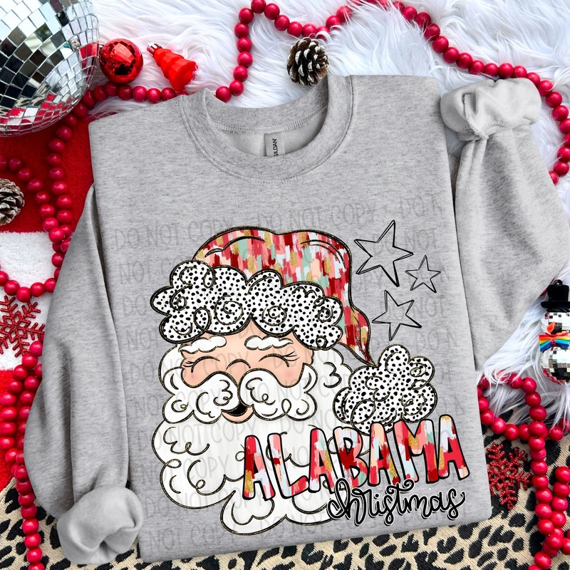 ALABAMA CHRISTMAS STATE|Pocket|Infant|Toddler|Youth|Adult 11″|Adult 12″