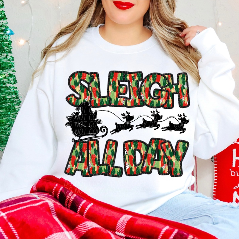 SLEIGH ALL DAY PAINT|Infant|Toddler|Youth 8.5|Adult 11″|Adult 12″