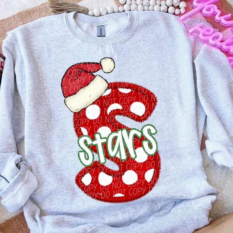 STARS CHRISTMAS MASCOTS|Pocket 3.5″-4″|Infant|Toddler|Youth 8.5|Adult 11″|Adult 12″