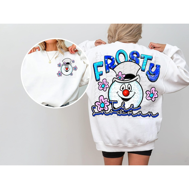 THE SNOWMAN|Pocket As Shown In Mockup|Infant|Toddler|Youth 8.5|Adult 11″|Adult 12″